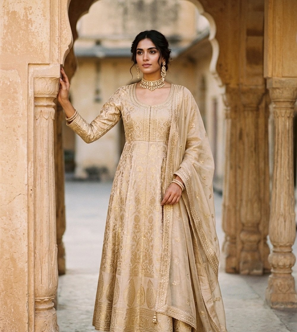 Amber Silk Kurta Set